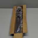 2 Pack Brown Curtain Rods for windows 32 to 48 inch, 5/8 inch Splicing Heavy Duty Metal Curtain Rod Set with Brackets