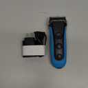 Braun Electric Series 3 Razor with Precision Trimmer, Rechargeable, Wet & Dry Foil Shaver for Men, Blue/Black, 4 Piece
