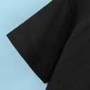 Cute Casual Outfits for Boys, Black Short Sleeve T-Shirt and Hawaiian Shorts Boys' Flamingo Print Clothing Sets (Black) Black, 5T