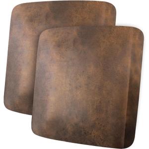 Leather Look Couch Cushion Covers Sofa Seat Slipcovers Sets Couches Furniture Protector for Sectional Armchair Loveseat Pets Kids Stretch Spandex Fabric (2 Cushion Sofa, Brown)