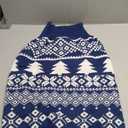 Christmas Dog Sweaters for Small Medium Large Dogs and Cats,Pet Soft Warm Holiday Outfit Girl & Boy,Pup Winter Clothes Turtleneck Double Knitting Collar for Outdoors Playing (Blue,3X-Large)