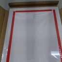 Acrylic Sign Holder 8.5" x 11" Wall Mount, Self Adhesive Magnetic Display Frame with Nano Tape, Plastic Clear Document Frame for Office, Store, School, Home, Wall Picture Frame (Silver, 3Pack)