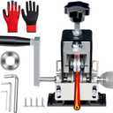 TreVark Manual Wire Stripping Machine Gauge Wire 0.06-1 inches, Scrapping Copper Wire Peeler Machine, Drill Powered Hand Crank Wire Stripper Tool for Scrap Copper Recycling