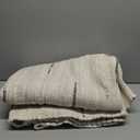 DII Chindi Home Collection Handwoven Multicolor Area Rag Rug, 4x6', Cream