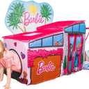Barbie Dreamhouse Extra Large Pop Up Play Tent with Crawl Tunnel and Ball Pit, Over 7 feet Long, Playhouse Toy Folds Into Storage Bag, 20 Play Balls Included, Gift for Toddlers and Kids 3+