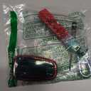 Red Chevy Key Fob Case TPU Protector with Key Chain, Compatible with 2021-2025 Malibu, Camaro, Cruze, Traverse, Volt, Bolt Remote Keyless Entry