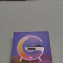 Table Lamp Smart Alarm Clocks Alarm Clocks for Bedrooms White Speaker Wireless Charger Smart Light Sound Machine 9.45 inch Night Light Lamp Sunrise Alarm Clock Restroom Bedroom (Large-Style 3401)