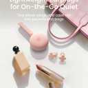 Bloom Ear Plugs for Small Ear Canals, Ultra-Comfy Patented Qufits Tips, Noise Cancelling, Reusable Silicone Earplugs for Sleeping, Study Stylish Feminine Design (Blush) Mothers Day Gifts