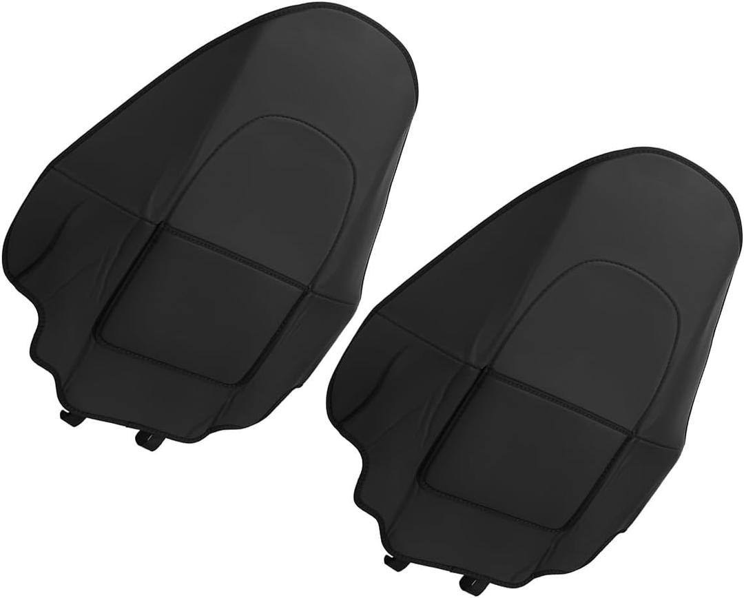 2Pcs Black Car Seat Back Protector Child Anti Kick Pad Mat Compatible for Tesla Model 3 Model Y