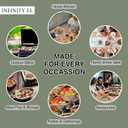 INFINITY EL Disposable Mini Oval Aluminum Pans 10 Pack | Deep Disposable Baking Pan | Heavy Duty Oval Aluminum Roasting pan for Chafing, Turkey, Lasagna, Thanksgiving, Christmas, Parties & Meal Prep