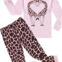 Family Feeling Kids & Toddler Girls Boys Pajamas 2 Piece Pjs Set 100% Cotton Sleepwear (8)