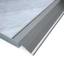 NeatiEase Threshold Ramps for Doorways, 48" Metal Floor Transition Strip Replacement, Aluminum Floor Reducer Molding for Carpet/Entry Door/Tile/Threshold/Wheelchair (Gray) (4in x 4ft)