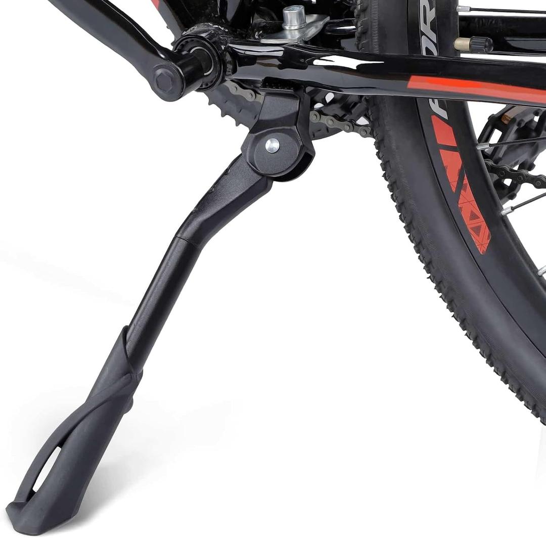 Cyfie Bike Kickstand, Center Mount Bicycle Kick Stand for Adult Bike 22 24 26 inch Wheel, Universal Adjustable Kickstands for 22" - 26" Adult Mountain Road Bike