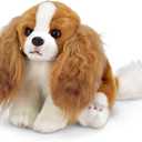 Bearington Sadie Cavalier King Charles Spaniel Plush Stuffed Animal Puppy Dog, 13 inch, for Ages 3-14