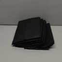 5 Pack 40-inch Suit Bag Garment Bag for Travel and Storage, Garment Bags for Hanging Clothes with Zipper and Visible Transparent Window, Black