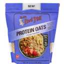 Bob's Red Mill Gluten Free Protein Oats, 32oz (Pack of 4) - 10g Protein/Serving, Non GMO, Whole Grain, Vegan, Kosher (EXP 08/19/27)