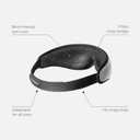 Ostrichpillow Eye Mask, Sleep Mask for Men Women 100% Blackout, No Pressure On Eyes, Soft & Breathable, Adjustable Fit, Travel Bag Included