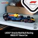 LEGO Speed Champions Oracle Red Bull Racing RB20 F1 Race Car Model Kits - Building Set for Adults, Ages 18+ with Realistic Features - Red Bull DIY Crafts for Display - Gift Idea for F1 Fans - 77243