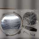 Lighted Makeup Mirror, 20x Magnifying Rechargeable Double Side Vanity Mirror, 3 Color Lights with Brightness Adjustable, Matte Black with Gold Trim, Modern Style Side Touch + Side Charge, Women's Gift