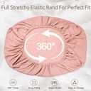 Muslin Crib Sheets,2 Pack Mini Crib Sheets for Girl Boy,52inx 28in Crib Mattress Sheet,Soft and Breathable.