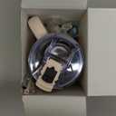 40 oz Tumbler with Handle and Straw Lid,Insulated Reusable Stainless Steel Water Bottle Travel MugCupholder Friendly Double Wall Vacuum Sealed Cup (Rose Quartz)