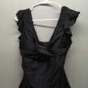 Beachsissi Women V Neck Tankini Swimsuit Ruffled Shoulder Floral Bathing Suit Size L
