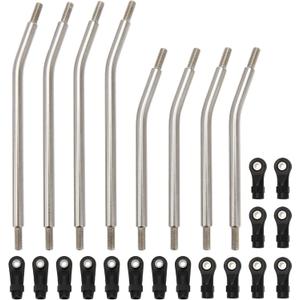 MEUS Racing 318 Wheelbase Stainless Steel Links Set for 1/10 Axial Capra 1.9 UTB RC Crawlers (318mm)