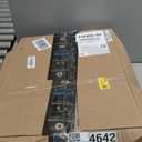 FRESHMINT Farmhouse Stripe Anti-Fatigue Kitchen Mat Set of 2, Cushioned Foam Kitchen Mats for Floor, Waterproof Non Slip Comfort Mat, Modern Kitchen Rug for Kitchen Decor, Sink, Laundry, Office (Grey)