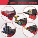 Folding Magnetic Table Compatible with Milwaukee Packout Toolbox, Powerful Magnetic Tool Tray Side on Your PACKOUT System