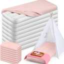 Windyun 8 Sets Kids Air Mattress Bulk with Fitted Sheet, Toddler Inflatable Bed 63 x 27 x 8 Inches Blow up Airbed Camping Sleeping Pad for Aged 3-10 Birthdays Slumber Sleepover Party (Pink), about 63 x 27 x 8 inches
