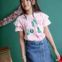Barbie Girls' Graphic T-Shirt Toddler to Big Kid (Pink)