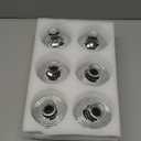 RGBDOT Disco Ball Vase for Centerpieces Disco Ball Planter for Flowers Silver Mirror Glass Disco Ball Decor for Table, Party, Wedding, Birthday, Home, or Bedroom(3.5" X 4")