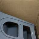 Amazon Basics Foldable Non-Slip Pet Stairs for Small Dogs and Cats, Senior Pets, Easy to Climb, 14.6" x 22.75" x 19.5", Grey