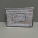 MAGDEPO Page Magnifying Sheet 3X Lightweight Flat Optical Plastic Fresnel Lens with Handy Card Size Magnifier Lenses for Seniors Reading Small Prints, Maps, Books, Bible, Magazines, etc. (2pcs Set)