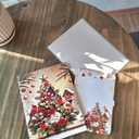 2 x Pop Up Christmas Tree With Cardinal Card, 3d Popup Cardinal Card 6 x 8 In, Greeting Cards For Wife, Husband, Him, Couple, Ideal Gift For Holiday, Mothers Day, Merry Christmas Cards Pop Up With Envelopes