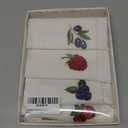 Cotton Textured Cloth Dinner Set of 4– Hemstitched, Machine Washable, Wedding & Thanksgiving Table Use, Cotton Fabric with Retail Gifting Package – Set of 4