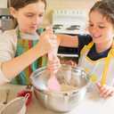 10 Pack Silicone Mixing Spoon, 10.8 Inch Heat Resistant Kitchen Spoons for Cooking, Large Non-Stick Basting Serving Stirring Mixing Spoon for Baking, Serving Scraping