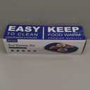 Warming Mat for Food - Roll Up Silicone Electric Warming Tray Full Surface Even Heating with 7 Temp Setting, 4 Hours Auto-Off, Raised Feet Protects Countertop, Food Warmers for Parties Buffet