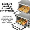Hamilton Beach Countertop Toaster Oven & Pizza Maker Large 4-Slice Capacity, Stainless Steel (31401)