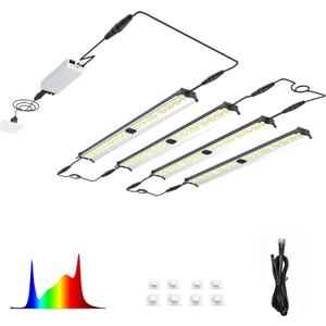 FARMLITE Grow Light Bars Full Spectrum Led Grow Lamps Grow Lights for Indoor Plants Dimmable Daisy Chain for Grow Lights Supplemental Lighting for Grow Tent (240watts)