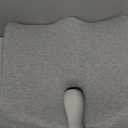 C CUSHION LAB Patented Pressure Relief Seat Cushion for Long Sitting Hours on Office/Home Chair, Car, Wheelchair - Extra-Dense Memory Foam for Hip, Tailbone, Coccyx, Sciatica - Light Grey (Gray)