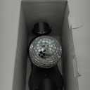 Rotating Disco Ball - LED Revolving Disco Ball with Movable Strobe Lights for Disco Party Decor, Mirror Lights Party, Mini Lava Lamp Alternative, 30 Second Dance Party