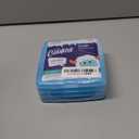 Cool Coolers by Fit & Fresh Slim Ice Packs, Quick Freeze, Space-Saving, Reusable Ice Packs for Lunch Boxes & Coolers, Medium, Blue 4 PK