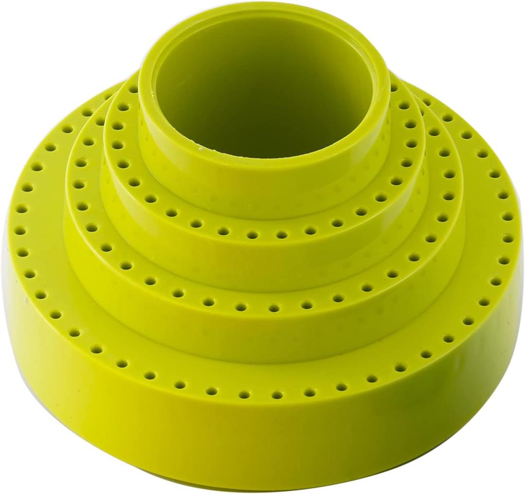DZQ Rotating Bur Holder 116 Holes,Rotary Tool Holder 1/8"Diameter,Mandrel Drill Holder 360 Degree Rotating,for Drill Home and Garage Tool Accessories(Light Green)