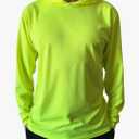 NY GOLDEN FASHION Hi Vis High Visibility T Shirt Long Sleeve Safety Construction Work Shirts with Hood M