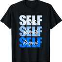 Blue Selfish X 3 Blue Color Graphic Blue Vibes Only TShirt, Medium