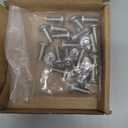 M6 x 16mm Stainless Phillips Pan Washer Head PWH Machine Screws, Stainless Steel 304 (18-8), Full Thread, Coarse Thread UNC, Pack of 25