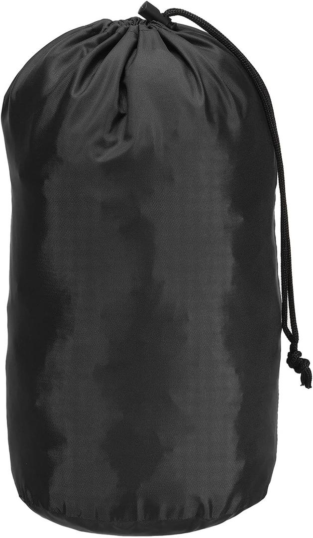 PATIKIL Stuff Sack, Waterproof Outdoor Storage Sack Portable Drawstring Dust Flap Bag (6 x 12.5 Inch)