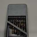 EASTPACE 29Pcs Cobalt Drill Bit Set 1/16"-1/2", HSS with Black and Gold Finish, Twist Jobber Drill Bit Kit with Index Case for Cast Iron, Hard Metal, Stainless Steel, Plastic and Wood