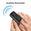 Wellue Bluetooth Pulse Oximeter Fingertip, Blood Oxygen Saturation Monitor with Free APP, Batteries, Carry Bag & Lanyard